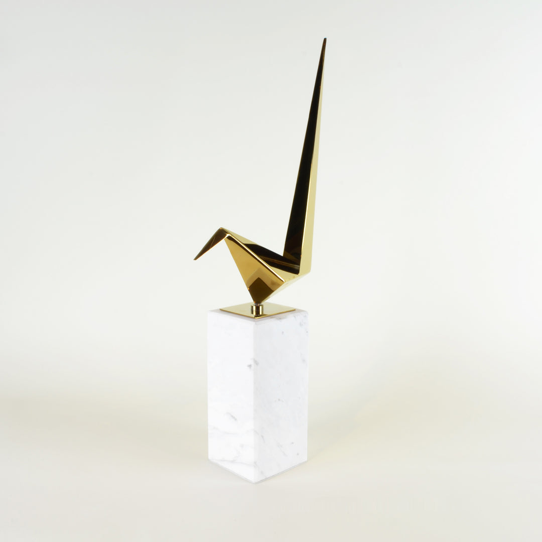 Pensive Origami Bird