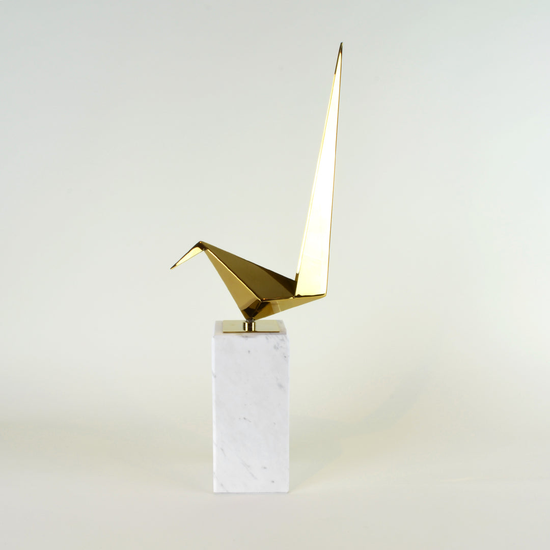 Pensive Origami Bird
